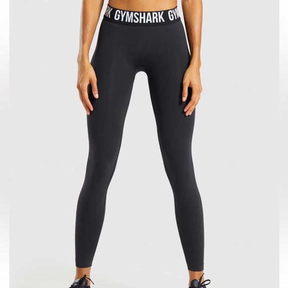 Gymshark Fit Seamless Leggings Black - Picture 4 of 8